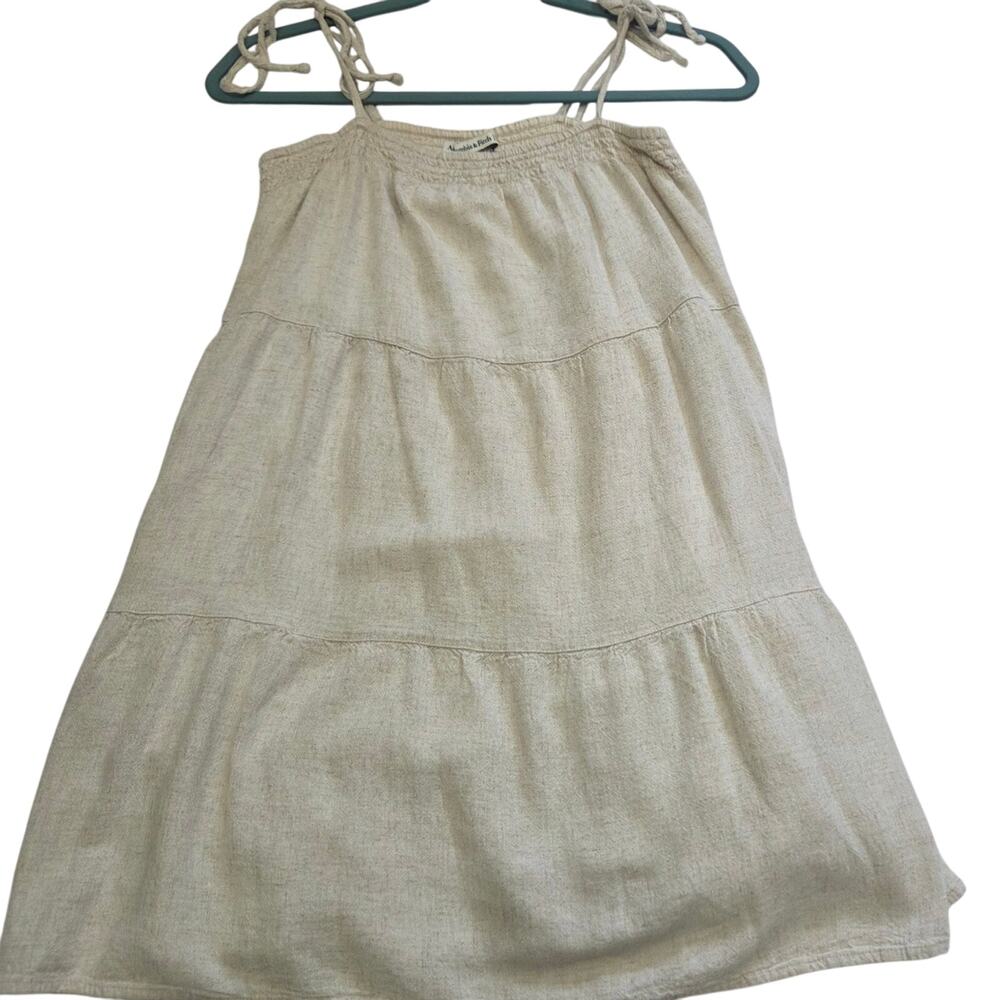 Abercrombie & Fitch Summer Dress, beige colored womans size S/M
